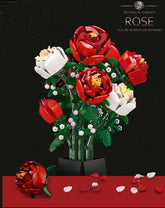 building block flower sets