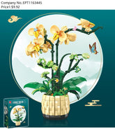 Color box building blocks-orchid 971PCS