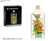 Color box bottle bouquet 1 building block 1134PCS