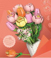 building block flower sets