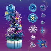 Modern Children Games Building Blocks Flowers Bouquet Ornaments Home Decoration Flower Building Block