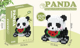 Cartoon Cute Animal Panda Micro-Particles DIY Model Assemble Plastic Block Micro Bricks Toy