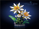 Epiphyllum Building Blocks Flowers Creative Office Table Ornaments Juguetes Para Ninas Flower Building Block