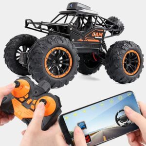 1:18 2.4G Alloy RC Car With HD 720P WIFI FPV Camera Machine  Stunt SUV Climbing Toy