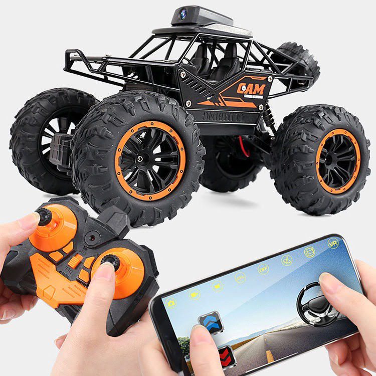 1:18 2.4G Legierung RC Auto mit HD 720P WIFI FPV Kamera Maschine Stunt SUV Klettern Spielzeug