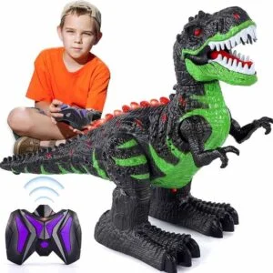 ODM Spielzeughersteller Kinder wiederaufladbare elektrische Walking T-Rex Dino Fernbedienung Walking Led Roboter Rc Dinosaurier Spielzeug