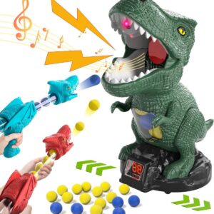 Bulk Toy Orders Children's Moveable Dinosaur Foam Soft Bullet Gun Dinosaur Shooting Game Toys for Kids