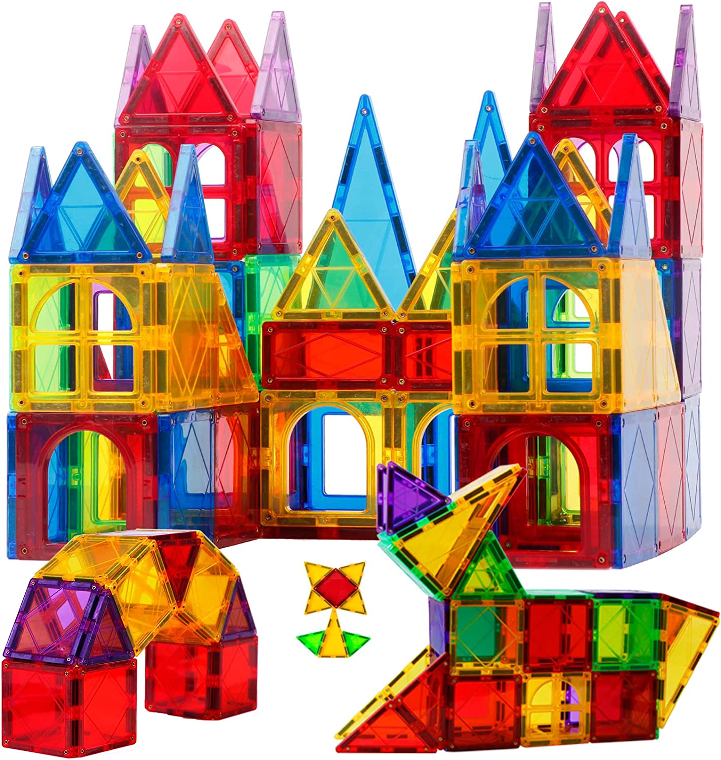 Erschwingliche Spielzeugherstellung, magnetisches Spielzeug, magnetisch 100 Stk 120 Stück Baustein-Fliesen-Set, magnetisches Fliesen-Spielzeug