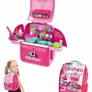 Toy Procurement China Girl Toys Mini Pretend Play Preschool Kitchen Sets Simulation Cooking Pink Color Kitchen Toy