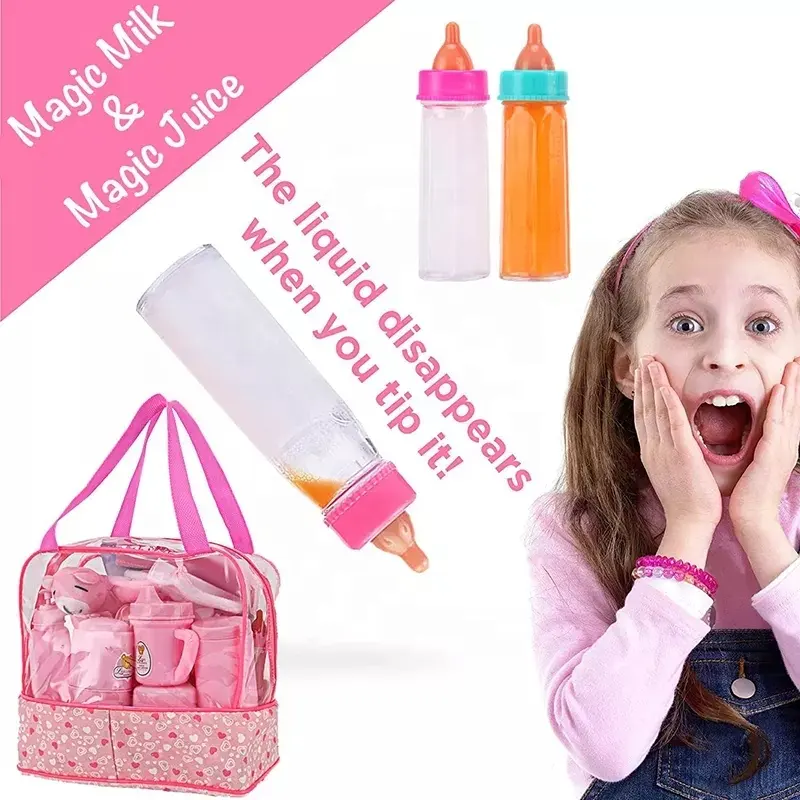 30 Piece Baby Doll Care Accessories Pretend Play Set Toy - Imagem 2