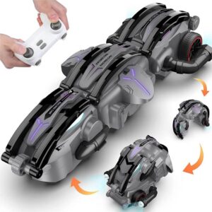 Toy Supplier China Remote Control Car 360 Degree Rolling Snake Tumbling Rc Auto 2.4G Drift Deformation Car Flip Rc Stunt Car