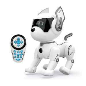 Custom Toy Manufacturer Shantou Chenghai Interactive Programmable Smart Rc Robot Dog Toy Educational Remote Control Dog Robot