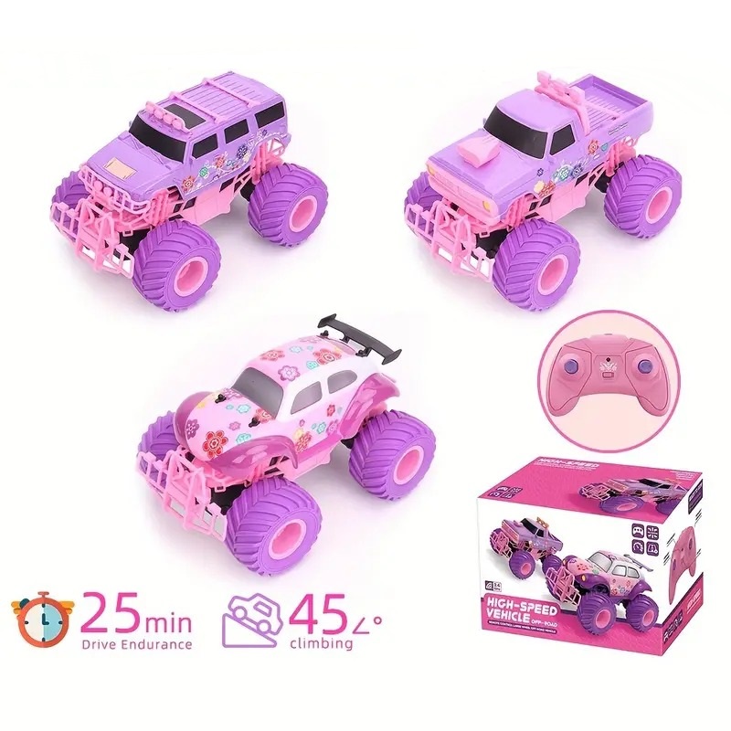 Großhandel rosa Farbe 2,4 G Fernbedienung Off Road Klettern Auto - Bild 2