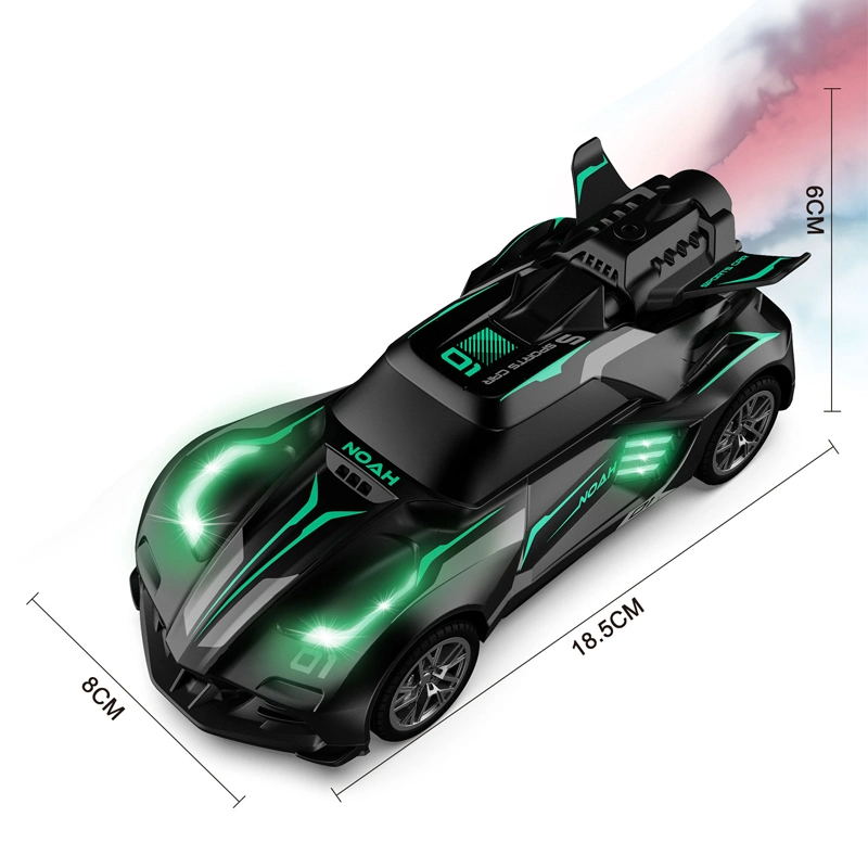 Fornecedor de brinquedos B2B 2.4G 1: 20 Controle de rádio Pulverização Stunt Drift Racing Spray Controle Remoto Toy Car RC Stunt Car com luz - Imagem 6