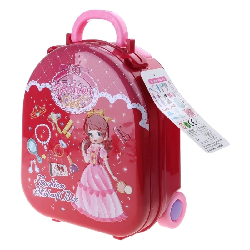 Großhandel Niedriger Preis Kinder Schminktisch Spielzeug Geschenk Mädchen Kindergarten Koffer Kosmetik Box Set Spielzeug - Bild 6
