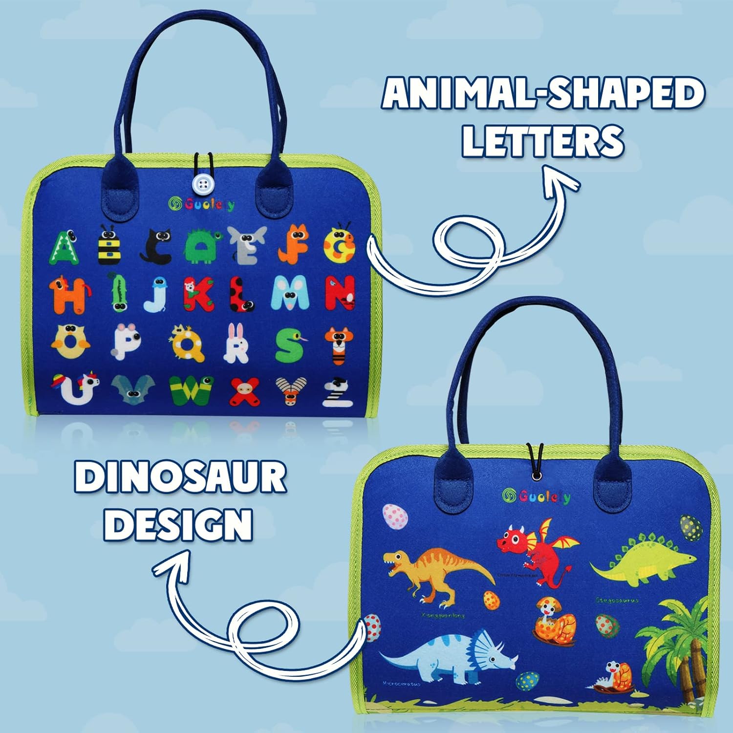 Jouets Montessori, planche d'activités pour tout-petits, planche sensorielle pour enfants, planche occupée de dinosaure, jouet Montessori, vente en gros - Image 6