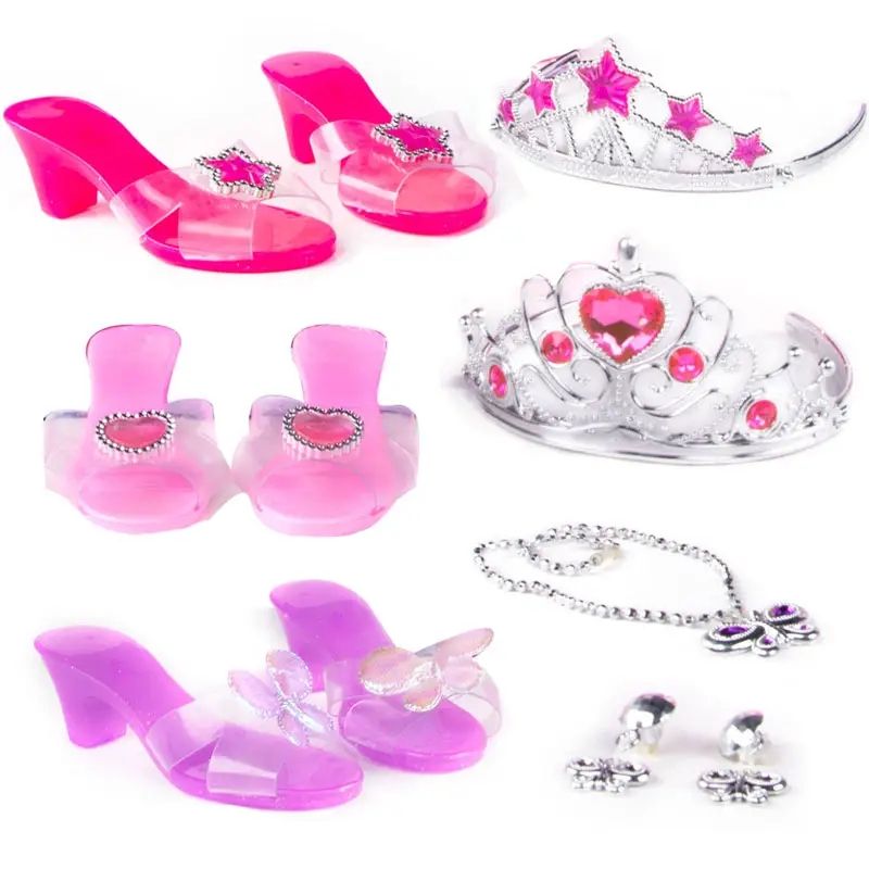 Girl Toys Pretend Play Preschool Fashion Princess Dress Up Toys Girls Makeup Shoes Accessories Toy - Bild 2