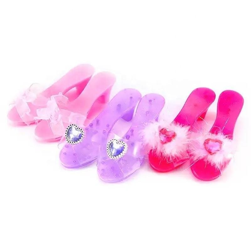 Girl Toys Pretend Play Preschool Fashion Princess Dress Up Toys Girls Makeup Shoes Accessories Toy - Bild 6
