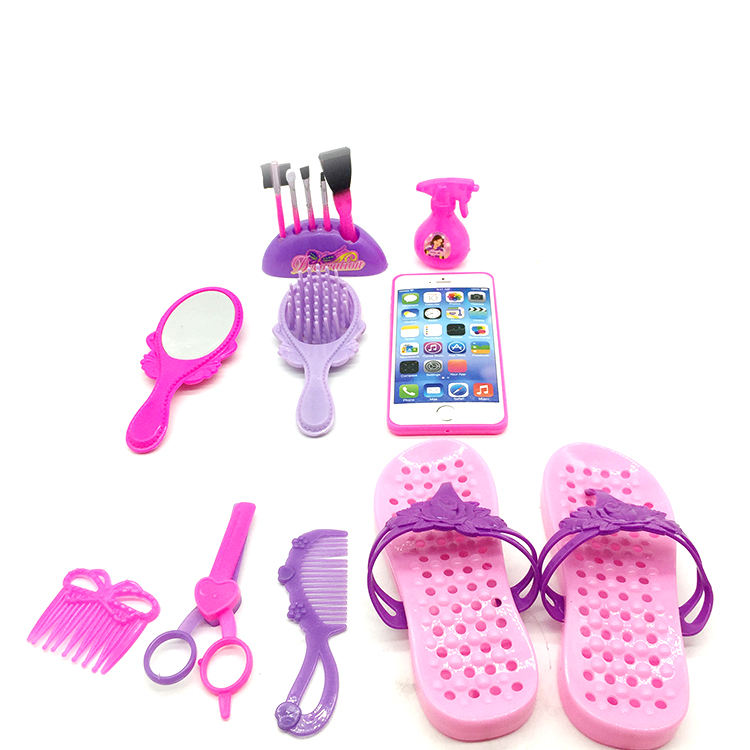 Wholesale Girl Toys Pretend Play Preschool Plastic Makeup Pink Color Blister Kids Beauty Play House Toy - Imagem 2