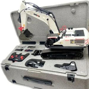 1:14 Remote Control Full Metal Hydraulic Huina 1594 Rc Excavator Toy Set