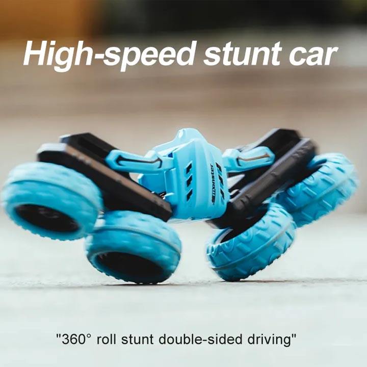 2.4G Air Gesture Stunt RC Toy Cars Auto Demo Spray 360 Rotation RC Stunt Dual Remote Control monster Car with Music - Image 3