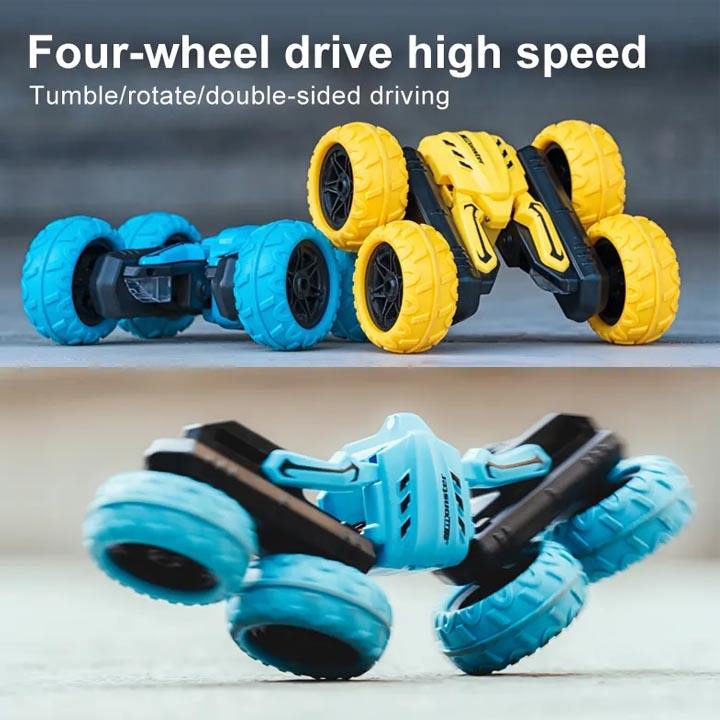 2.4G Air Gesture Stunt RC Toy Cars Auto Demo Spray 360 Rotation RC Stunt Dual Remote Control monster Car with Music - Image 4