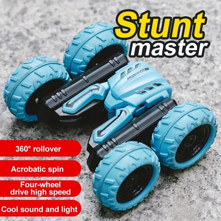 2.4G Air Gesture Stunt RC Toy Cars Auto Demo Spray 360 Rotation RC Stunt Dual Remote Control monster Car with Music - Image 5