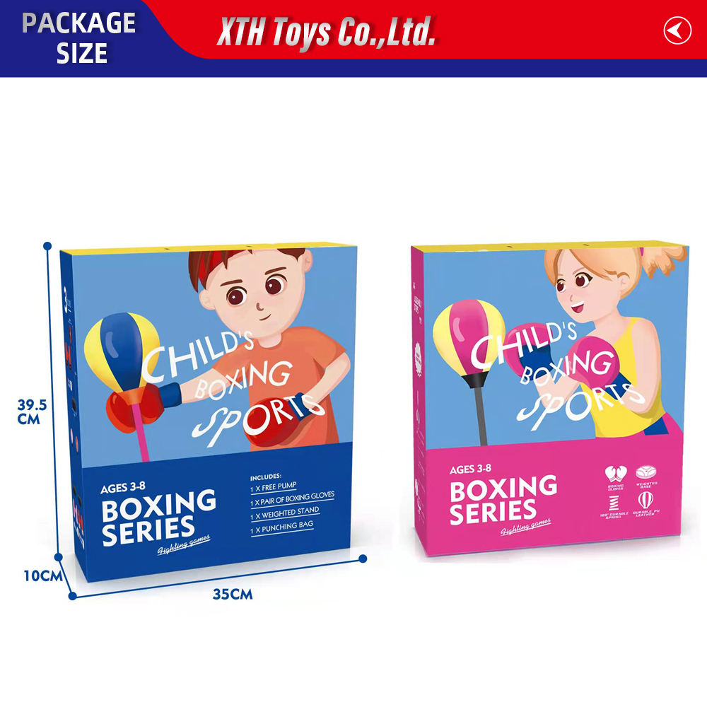 Juguetes deportivos al aire libre para chico s de alta calidad, saco de boxeo ajustable para chico incluido, juguetes de deporte boxeo, guantes, pelota de boxeo independiente - Imagen 6