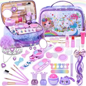 Whole Sale Organic Kids Princess Pretend Play Makeup Kit Mermaid Makeup Set for Girls