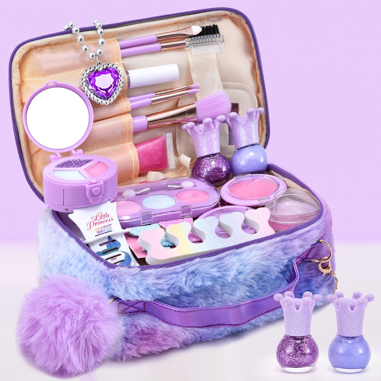 Vollständiger Verkauf Bio-Kinder-Prinzessin-Make-up-Set, Meerjungfrau-Make-up-Set für Mädchen - Bild 3