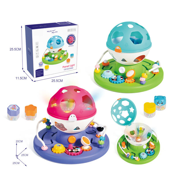 Kinder Labyrinth Abenteuer Orbital Perle Drehen Spiel Spiel Projektor Licht Puzzle Baby Montessori Pädagogisches Spielzeug