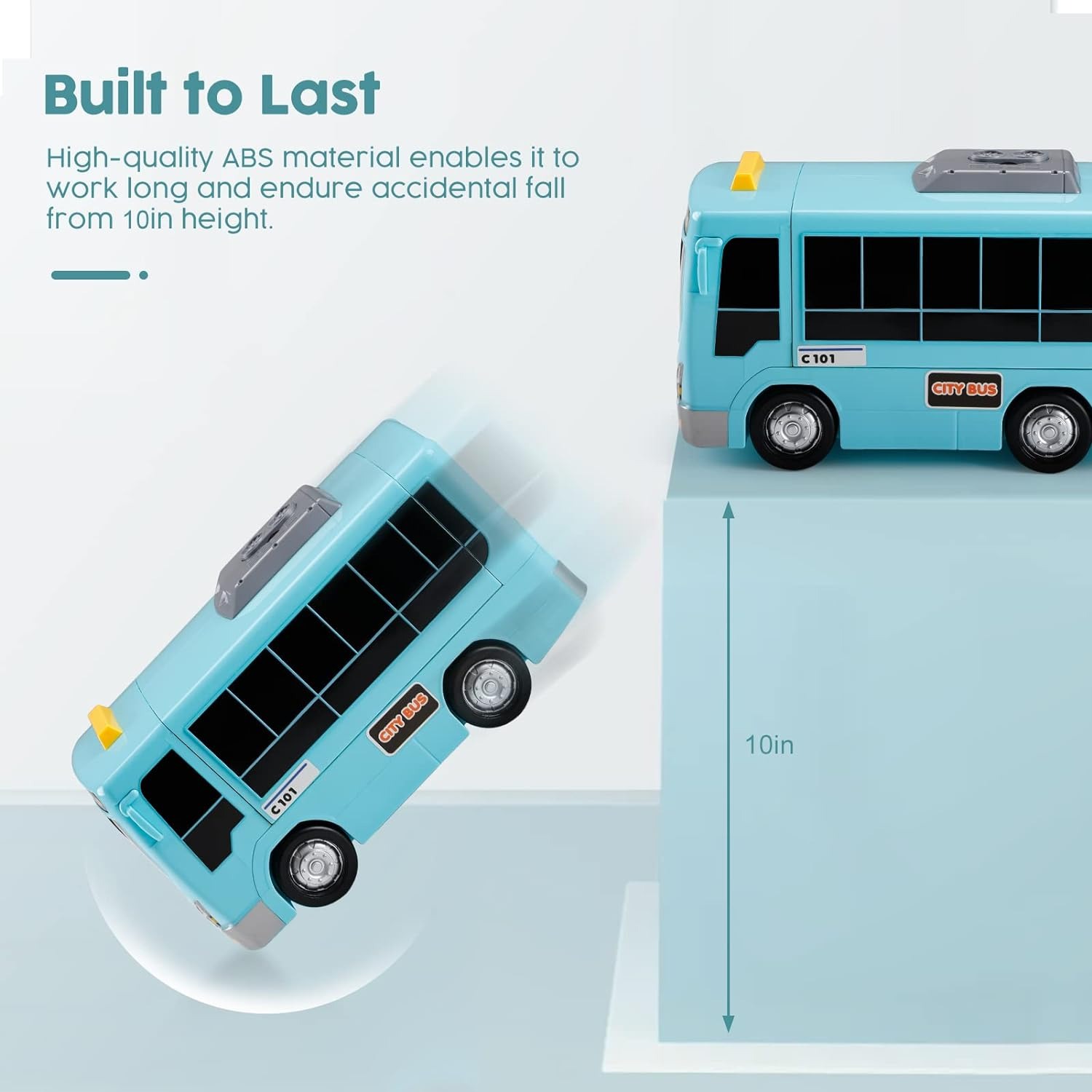 Wholesale Deformation School Bus Pretend Play Driving Simulator Car Toy - Bild 5