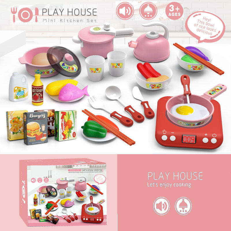 Best Selling Preschool Toy Pretend Play Simulation Cooking Children Kitchen Toys for Girls - Bild 2