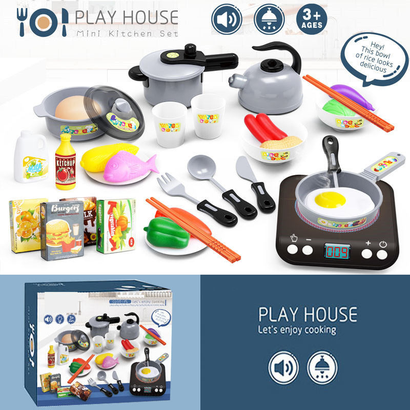 Best Selling Preschool Toy Pretend Play Simulation Cooking Children Kitchen Toys for Girls - Bild 3