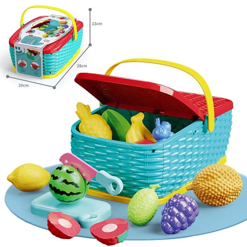 Girl Toys 14pcs Plastic Realistic Portable Preschool Toys Play House Pretend Play Set Kitchen Toys - Bild 3