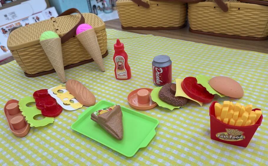Girl Toys 14pcs Plastic Realistic Portable Preschool Toys Play House Pretend Play Set Kitchen Toys - Bild 6