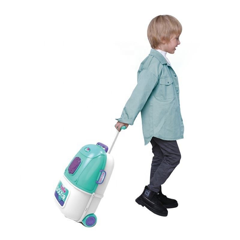 Girl Toys Luggage Simulation Medical Trolley Case Operating Table Pretend Play Doctor Toy Set for Kids - Bild 4