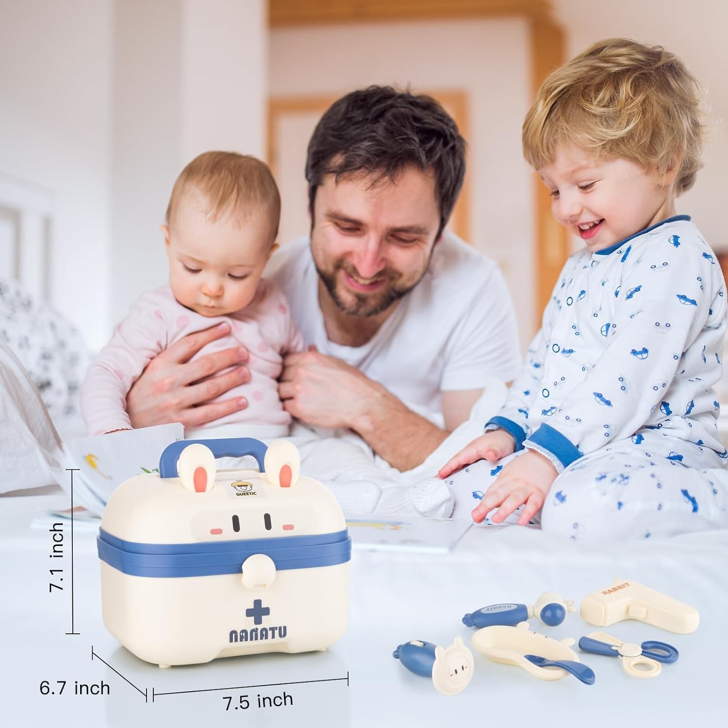 Cute Doctor Toys Educational Role Play Game Pretend Play Kids Toys Doctor Toy Play Set for Kids Girls Children - Image 4