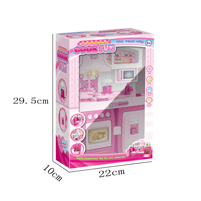 Wholesale Pretend Play Preschool Simulation Cook Girl Play House Tableware Set Kids Kitchen Toys - Bild 3