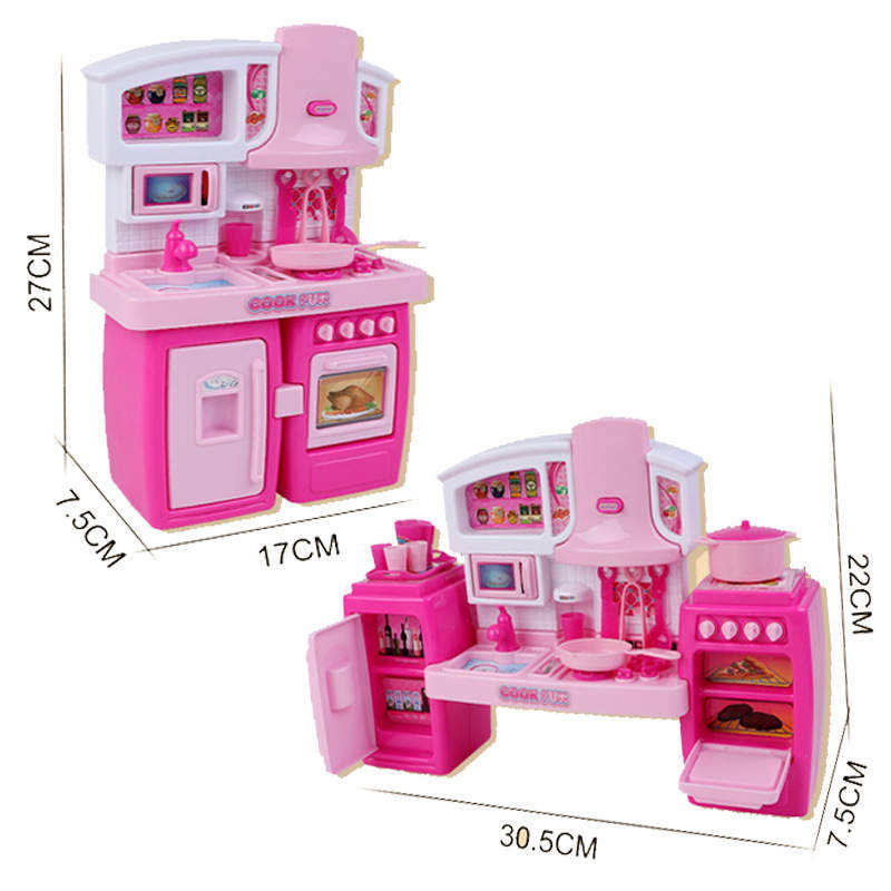 Wholesale Pretend Play Preschool Simulation Cook Girl Play House Tableware Set Kids Kitchen Toys - Bild 4