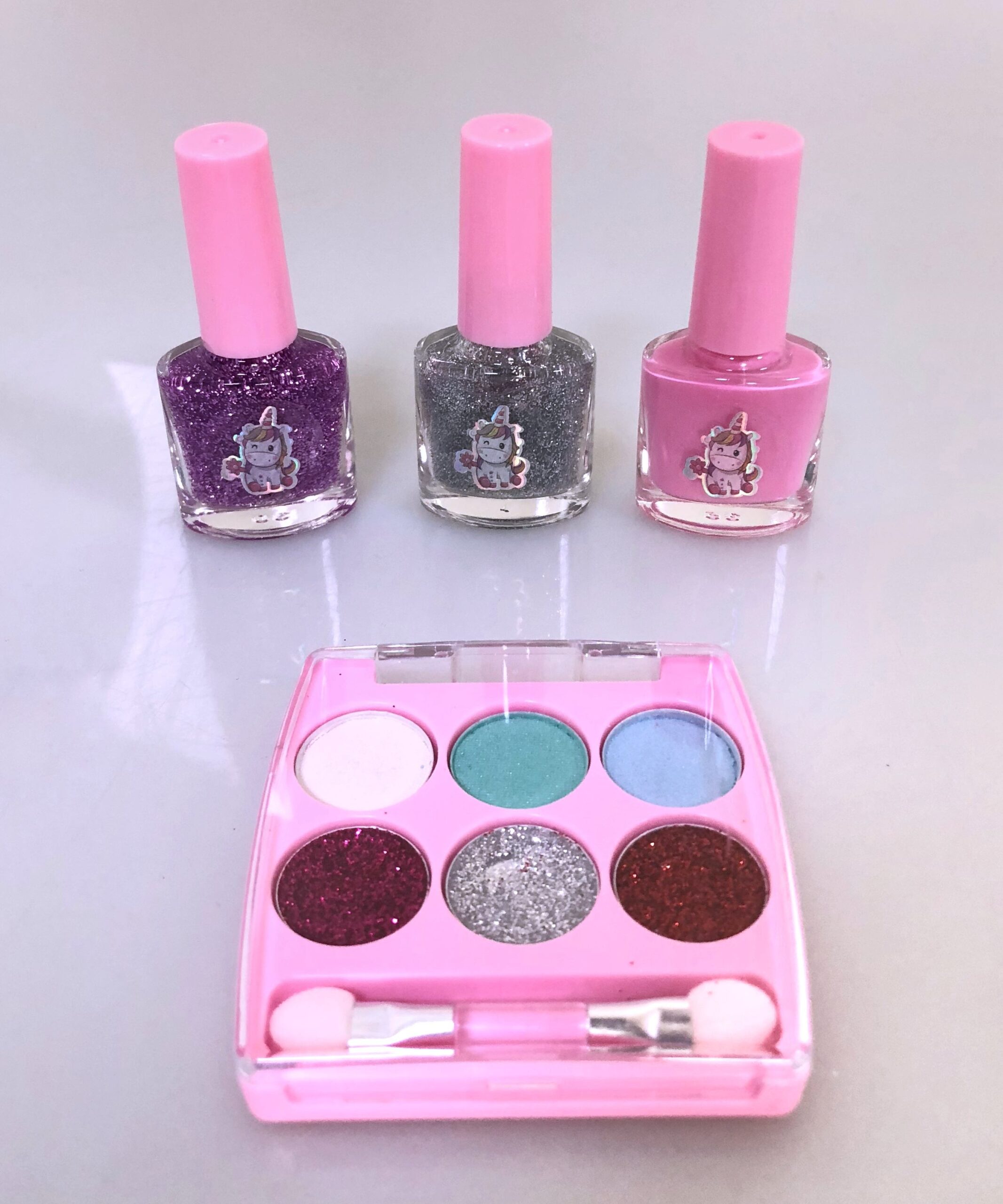 Wholesale Girl Toys Pretend Play Non-toxic Nail Art Set Kids Real Makeup Kit - Imagen 3