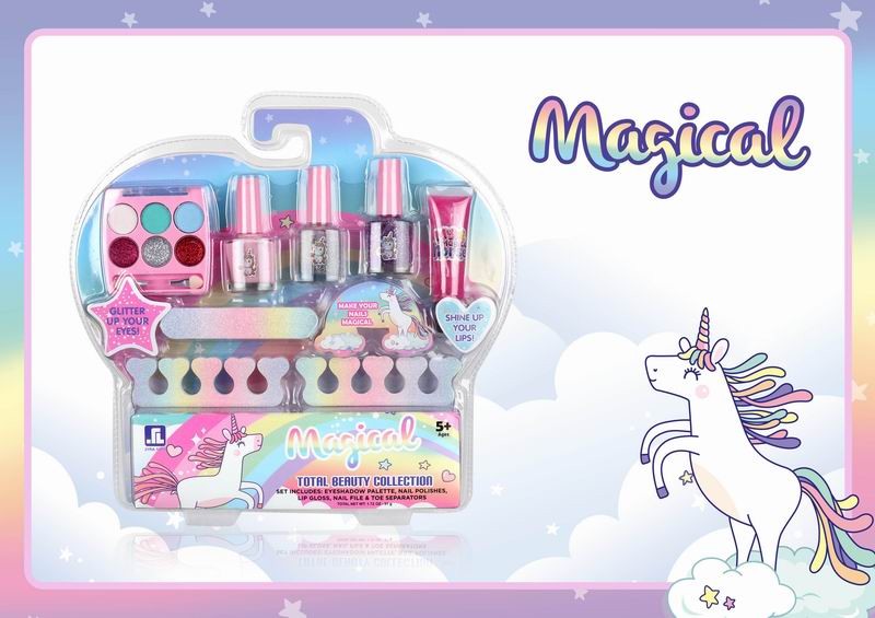 Wholesale Girl Toys Pretend Play Non-toxic Nail Art Set Kids Real Makeup Kit - Imagen 5