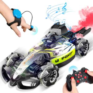 2.4G 4WD F1 Rc Car Gesture Hand High Speed Remote Control Car with Spray Music