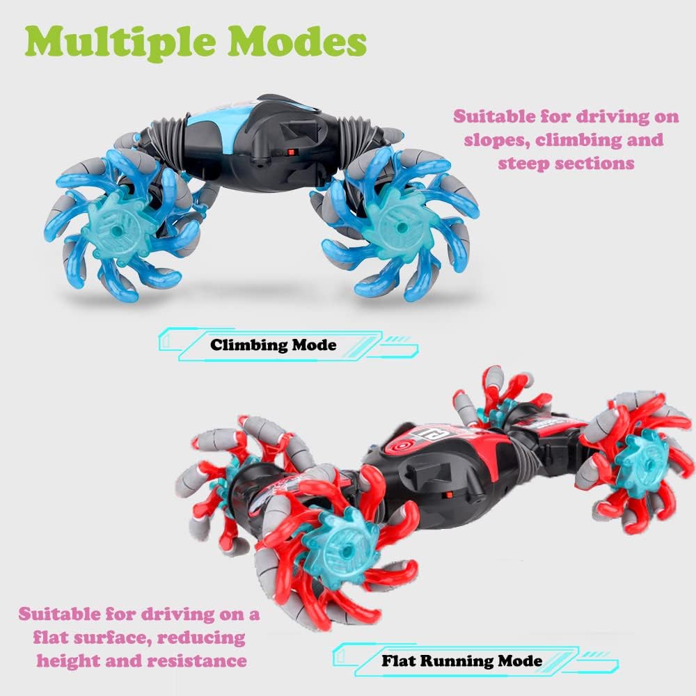 Gran oferta 4WD, coche de carreras RC de doble cara, coche electrónico de giro, vehículo todoterreno teledirigido para niños - Imagen 3