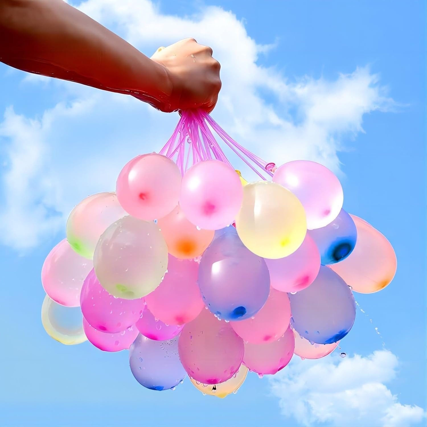 Globos de agua de fábrica de juguetes al aire libre para niños, 111 unidades/bolsa, globos de agua mágicos de llenado rápido autosellantes - Imagen 6