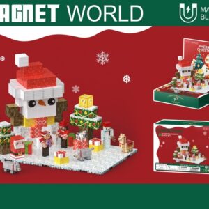 Minecraft Bricks Toys Mine Magnet World Edition STEM Fidget Puzzle Cube Magnetic Tiles Magnetic Building Block