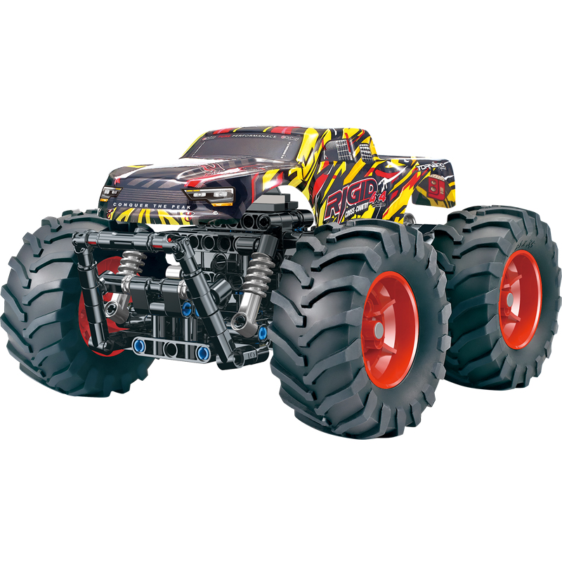 Technischer Buggy-Motor, ferngesteuerter Offroad-Baustein, Spielzeug-Sportwagen