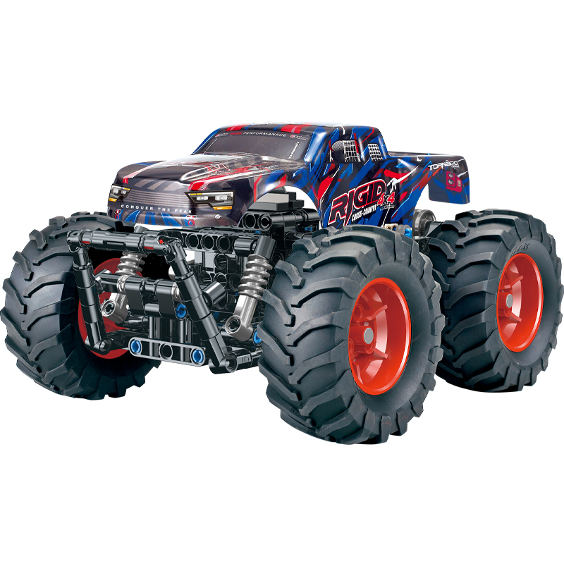 Technisches elektrisches ferngesteuertes Offroad-Baustein-Spielzeug-Rennauto