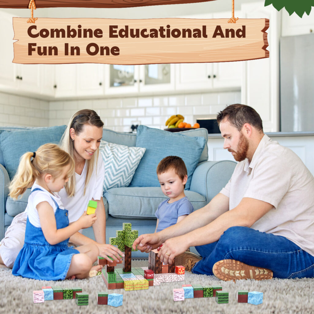 Minecraft Magnetic Blocks Bauen Spielzeug früh Bildung Sensorisches Spielzeug für Kleinkinder Kinder | Preis der Spielzeugfabrik in China | LuluFamily
