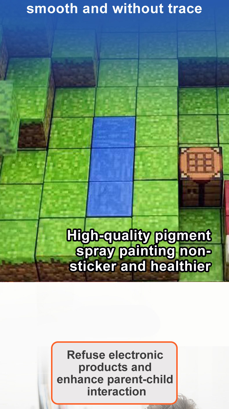 Minecraft Build Magnet World Set Children DIY Assemble Magnet Cubes Building Game Construction Toys Magnetic Building Block | Prix ​​d'usine de jouets en Chine | Lulufamily